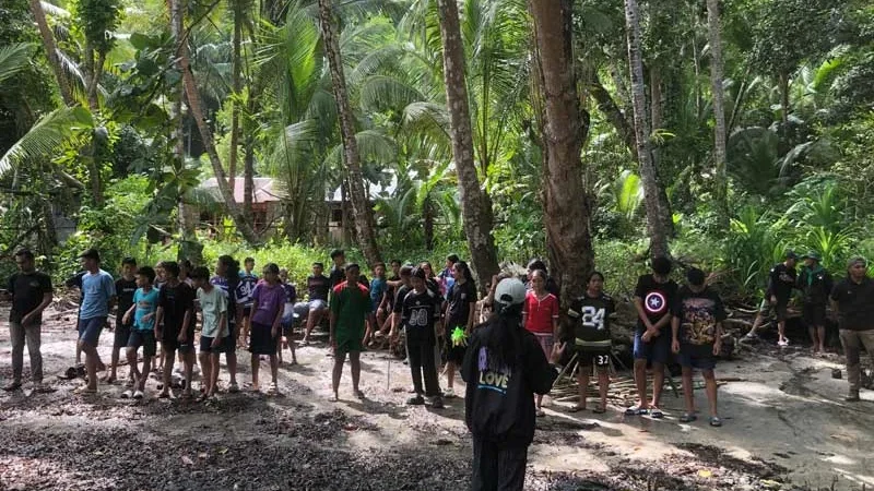 mangrove planting in bira
